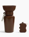 Springland Pets - Limited-Ed Twig 20oz Flip Dog Water + Bottle Treat Dispenser: 20oz Flip Dog Travel Water Bottle