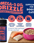 Finfare Pet Foods - Wild Alaskan Fish Oil - Dog & Cat Supplement, 6.8oz
