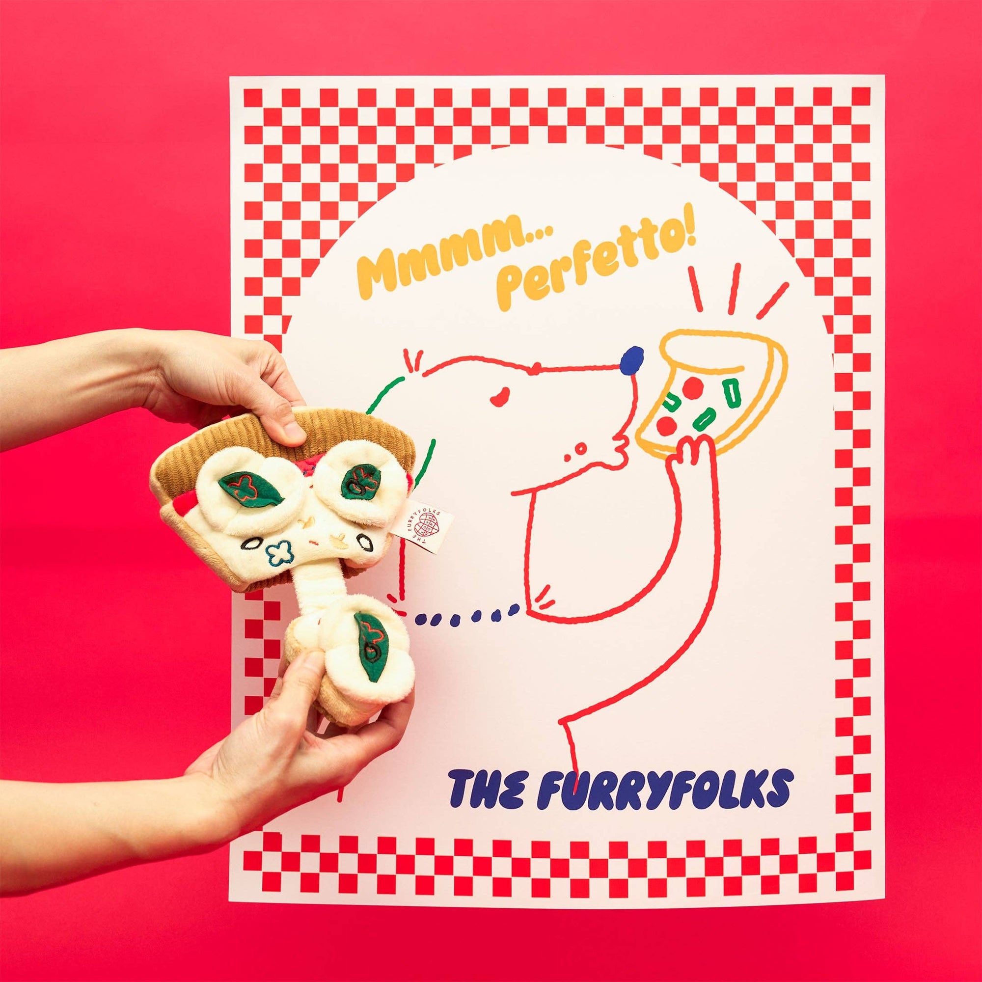 the furryfolks - Pizza Nosework Toy