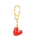 The Foggy Dog - Red Heart Collar Charm: Charm Only