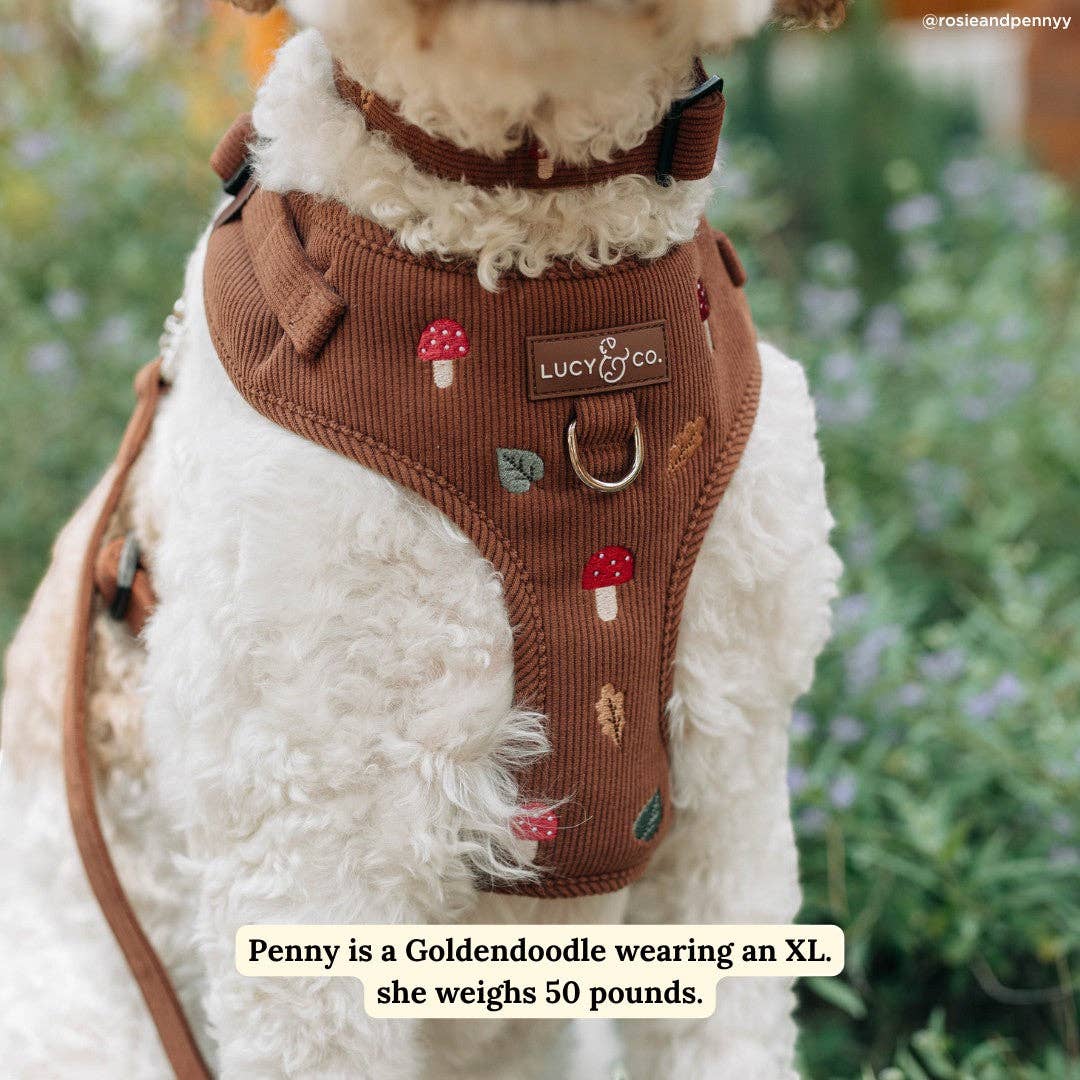 Lucy &amp; Co. - Woodland Wonder Corduroy No-Pull Harness