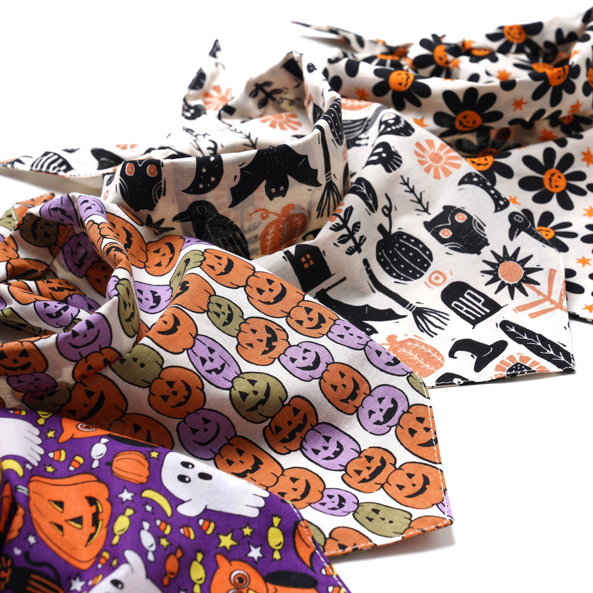 The Paws - Pumpkin Petals Halloween Dog Bandana