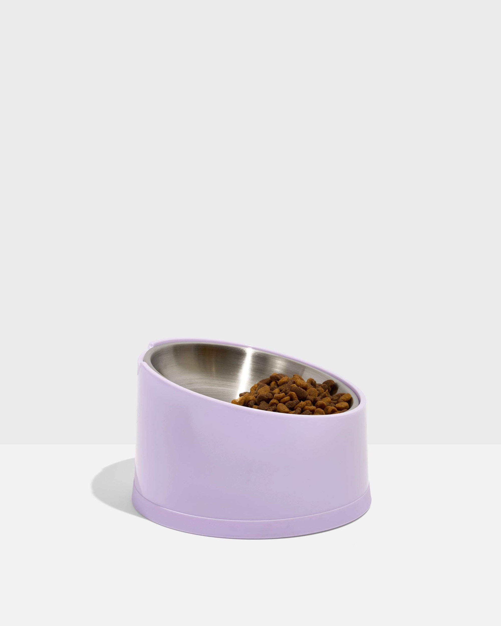 Wild One - Slanted Cat Bowl: Lilac