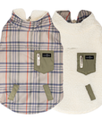 Lucy & Co. - Mad for Plaid Reversible Teddy Vest