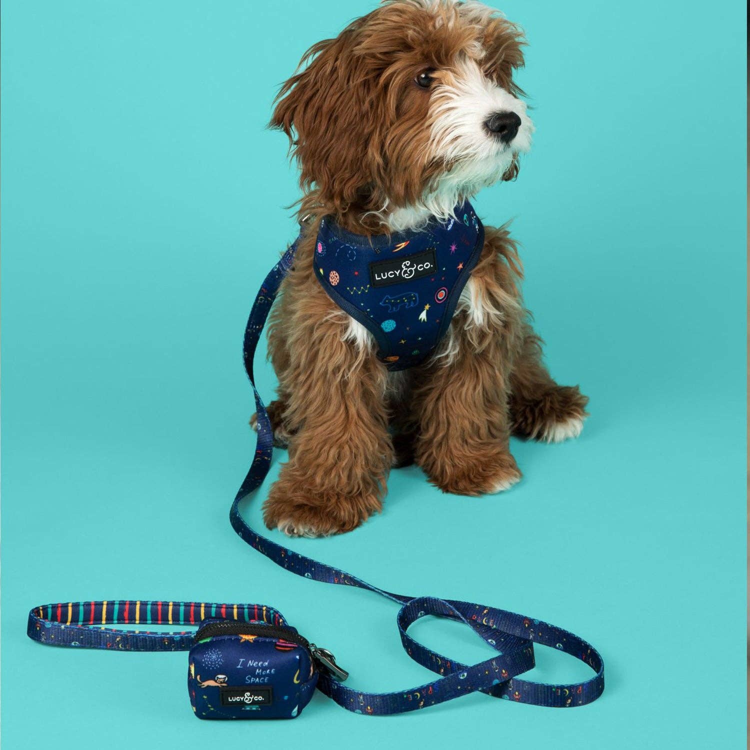 Lucy &amp; Co. - Space Doodle Poop Bag Holder