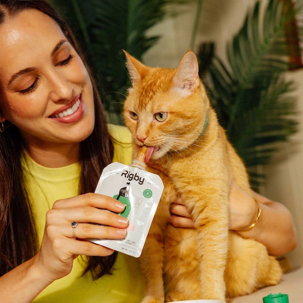 Rigby - Rigby Essential Cat Treats, Chicken &amp; Cod Lickable Pouch