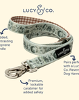 Lucy & Co. - Camp Out Leash: L