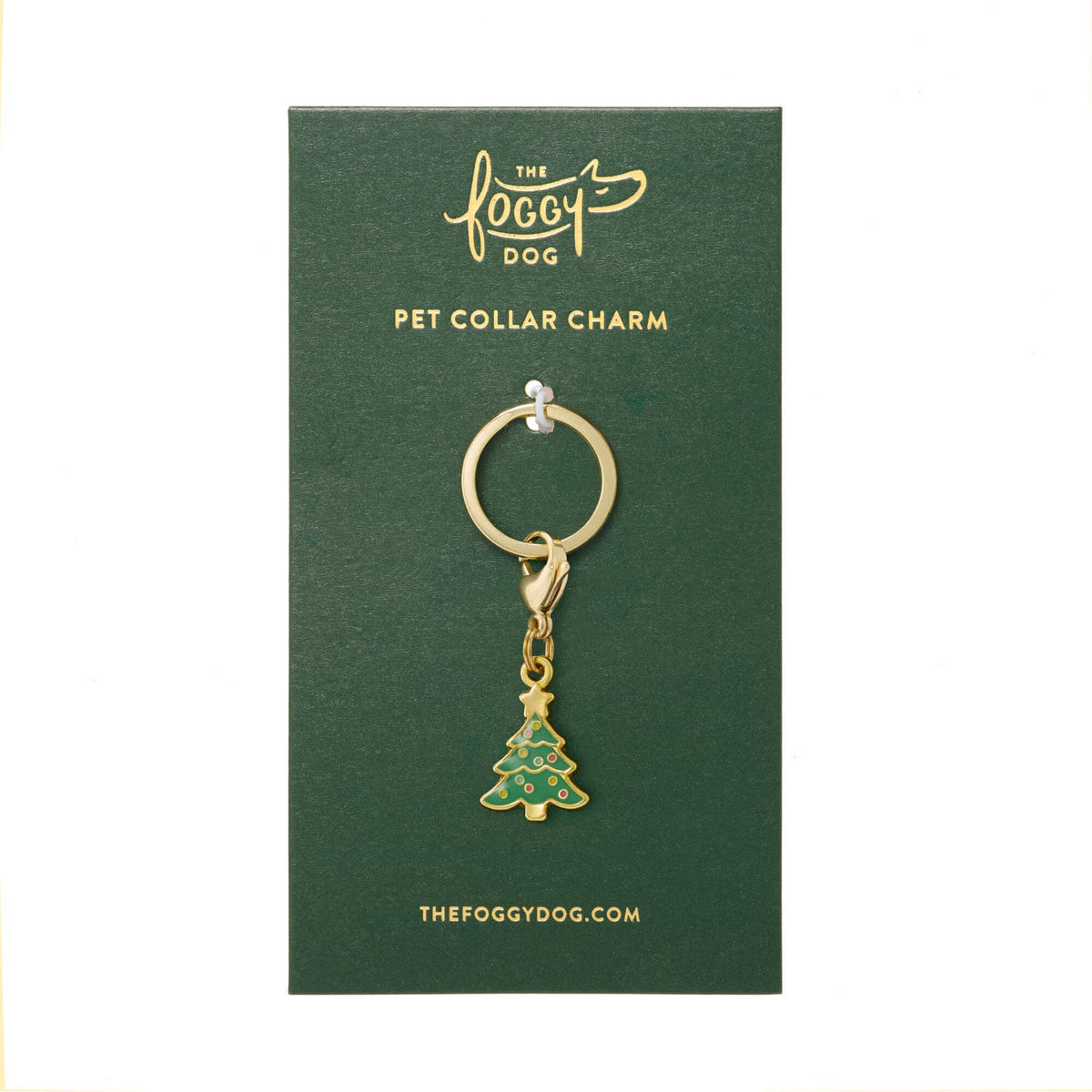 The Foggy Dog - Christmas Tree Collar Charm: Charm Only