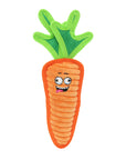 Tuffy Dog Toys - VIP Products - Tuffy Funny Food Carrot, Durable, Squeaky Dog Toy