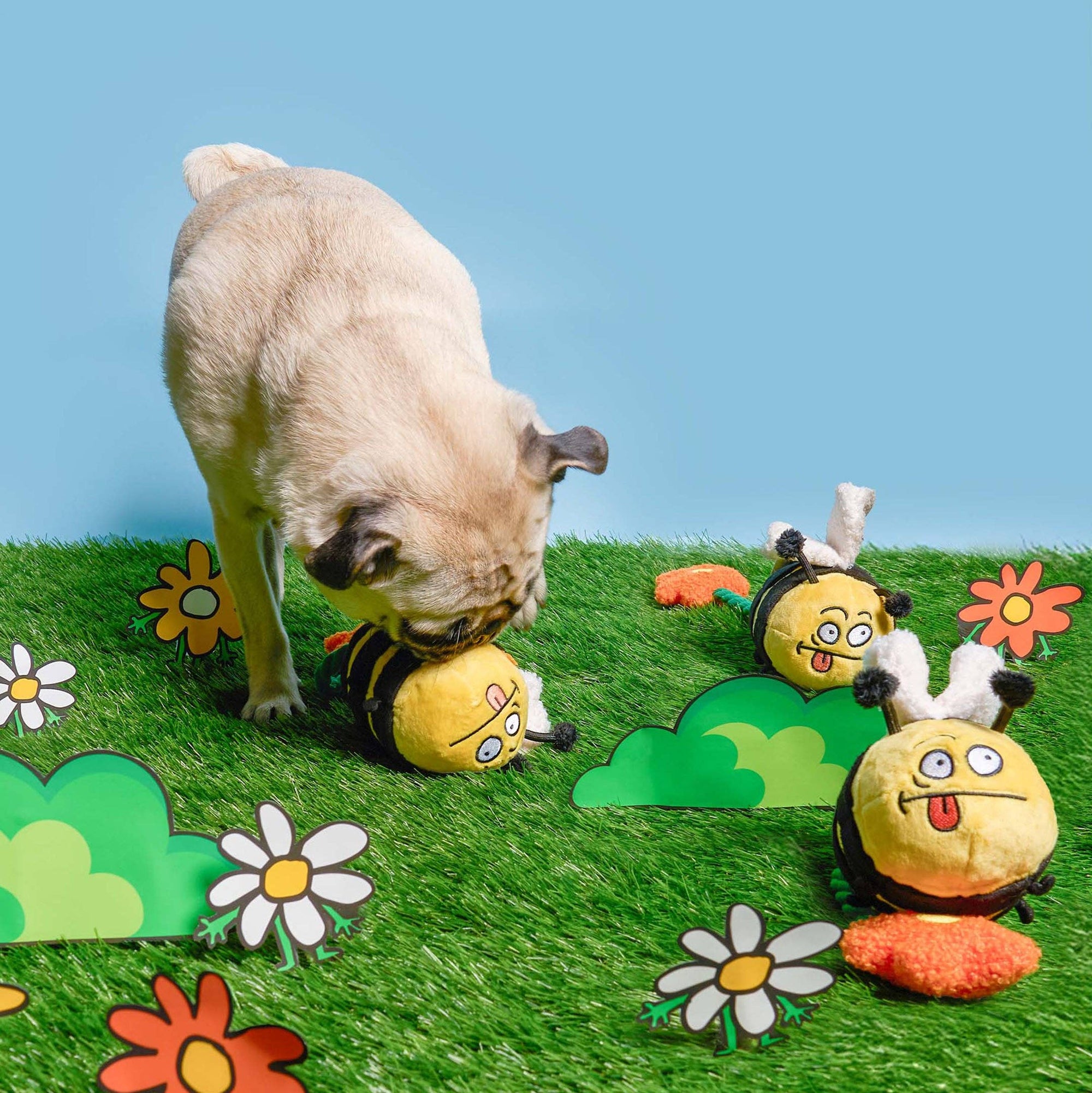 the furryfolks - Bee Happy Nosework Toy