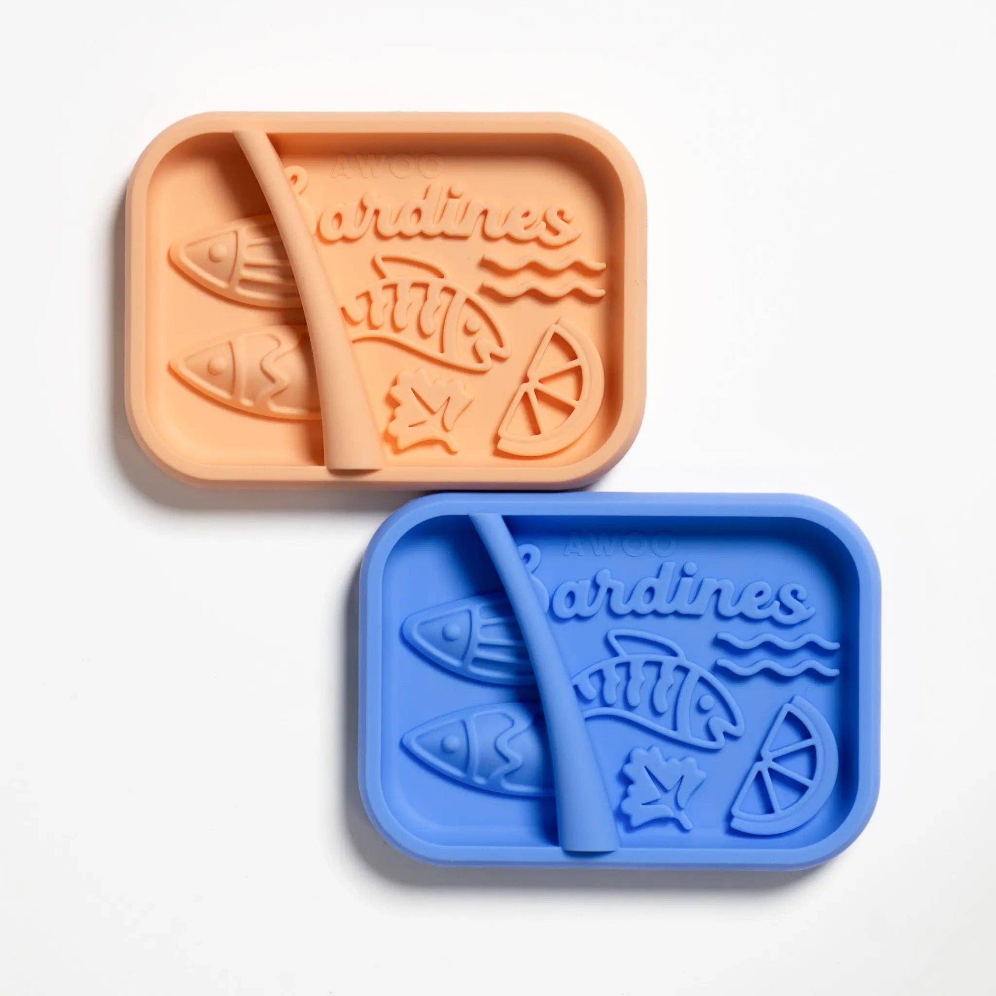 Awoo - Sardina Lick Mat &amp; Slow Feeder: COBALT