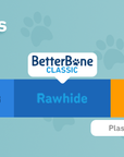 BetterBone Natural Dog Chews - VENISON Hard Density
