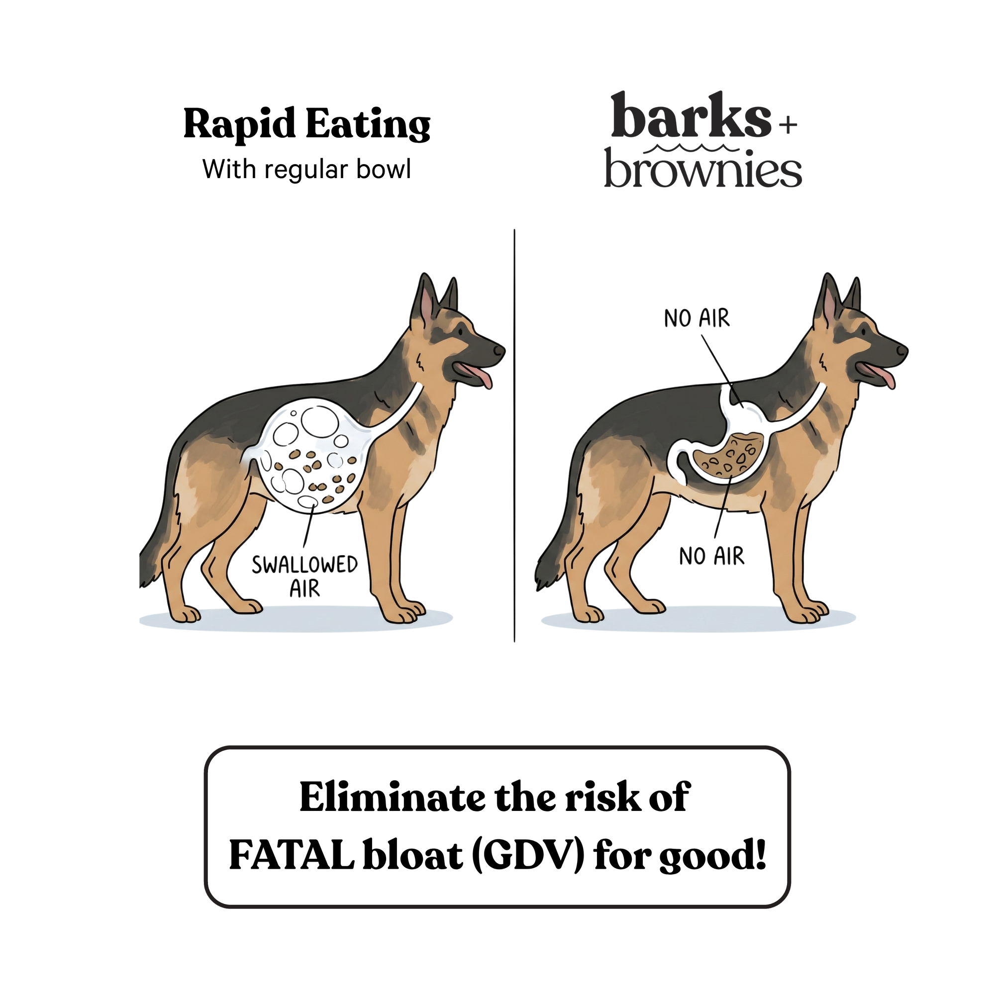 Barks and Brownies - Mushroom Slow Feeder