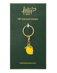 The Foggy Dog - Lemon Collar Charm: Charm Only