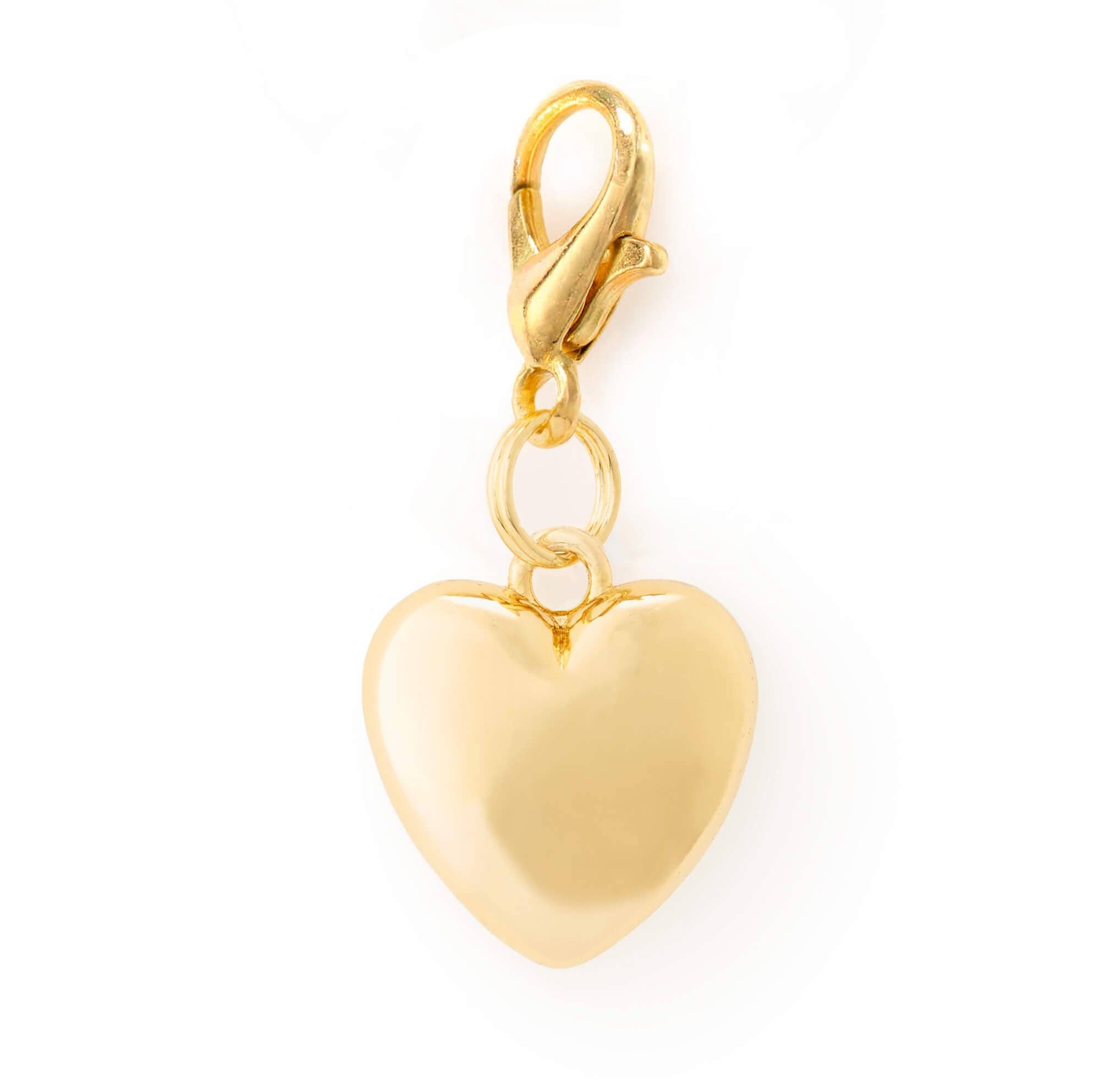 The Foggy Dog - Heart of Gold Collar Charm: Charm Only