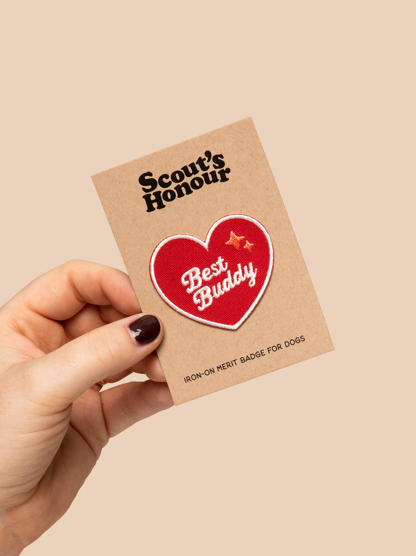 Scout's Honour Pty Ltd - Best Buddy iron-on patch for dogs and cats