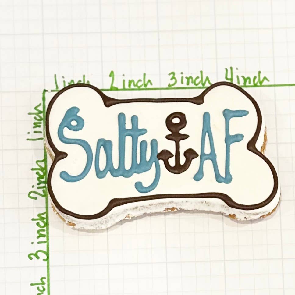 Lucky Biscuit Pet Bakery - Pirate Salty AF Bone : Salty AF