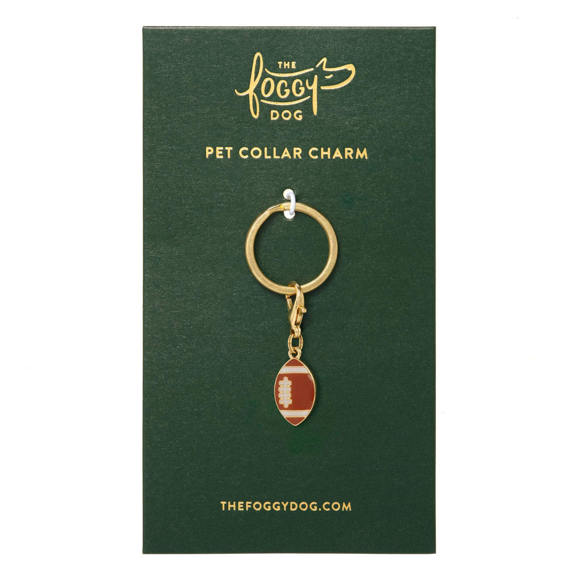 The Foggy Dog - Football Collar Charm