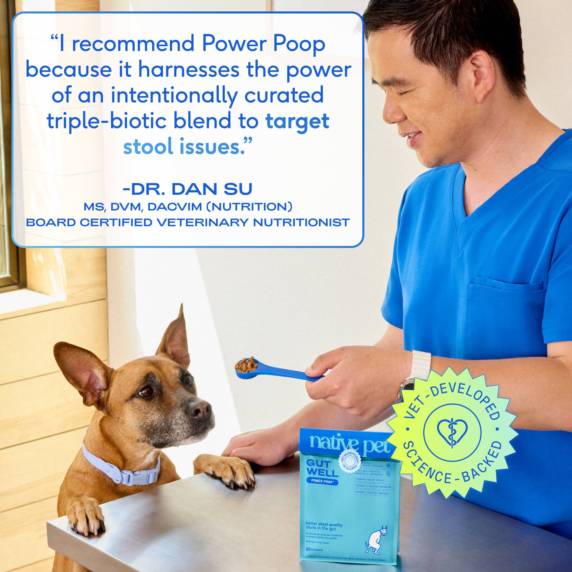 Native Pet - Native Pet GutWell Power Poop Digestion Support Supplement