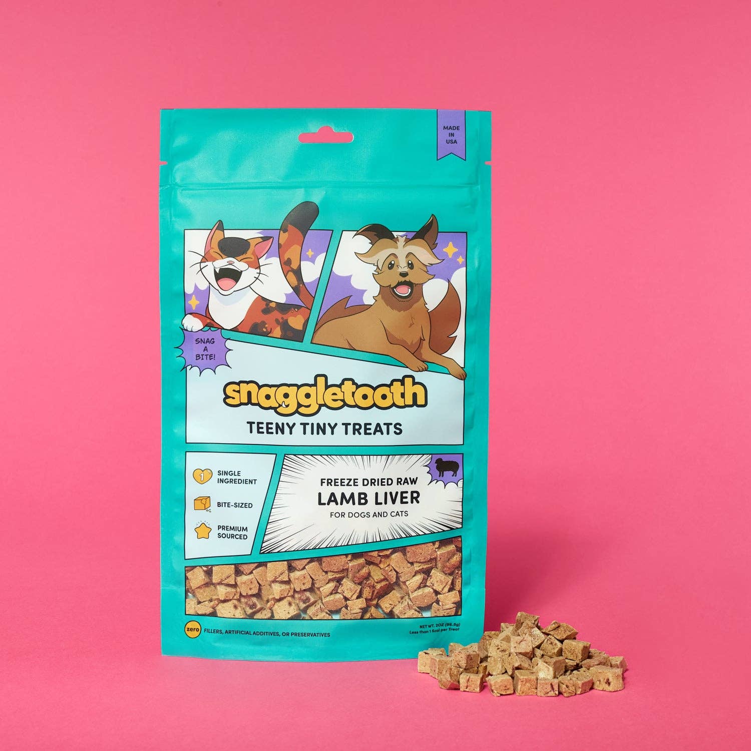 Snaggletooth Pets - Lamb Liver Teeny Tiny Treats