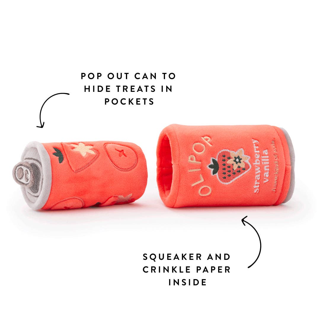 The Foggy Dog - OLIPOP x TFD Strawberry Vanilla Interactive Snuffle Dog Toy