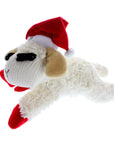 Multipet Holiday Lamb Chop w/ Santa Hat 10 in