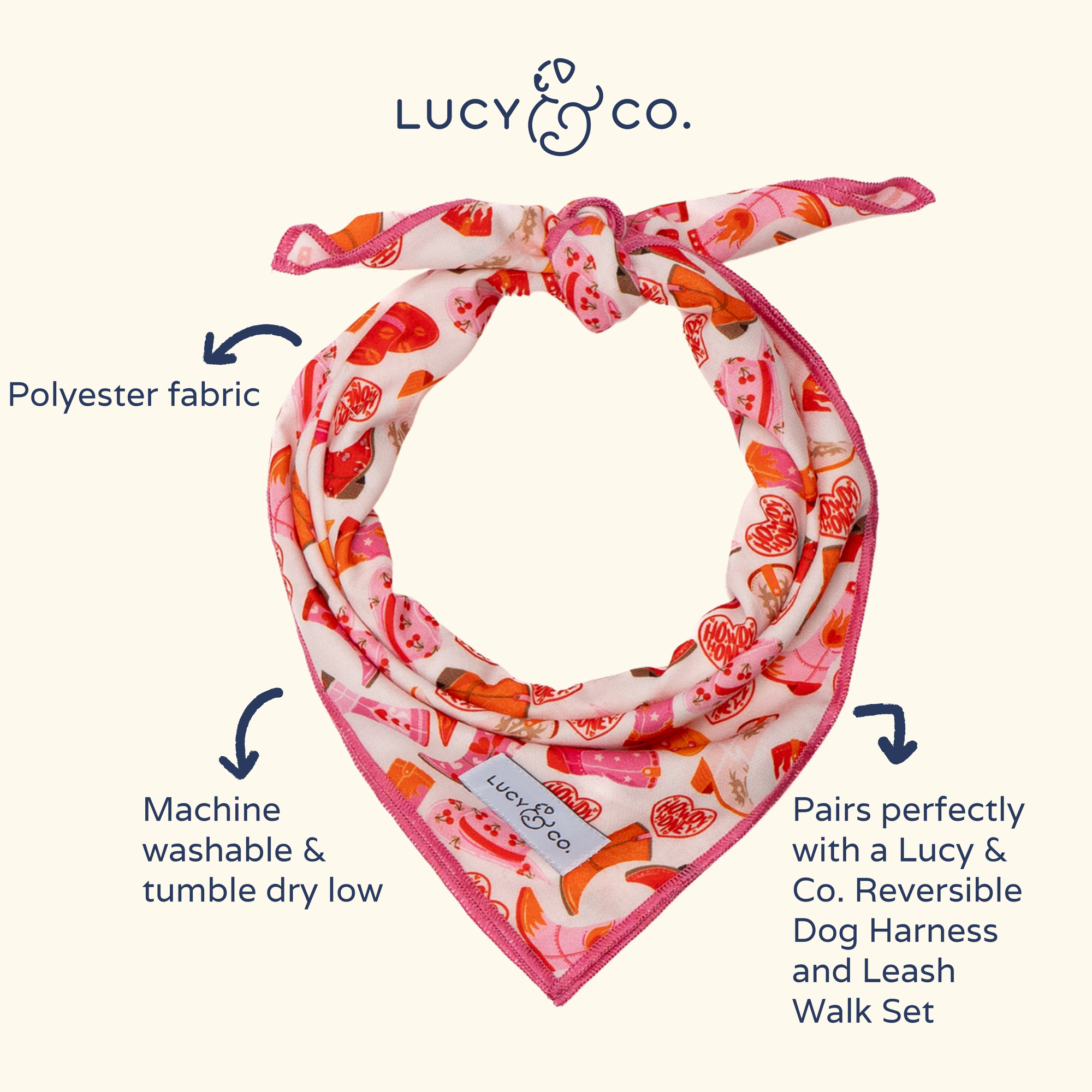 Lucy &amp; Co. - Howdy, Honey Bandana