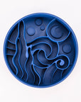 Happy Dingos - Starry Night Slow Feeder Bowl: Starlight
