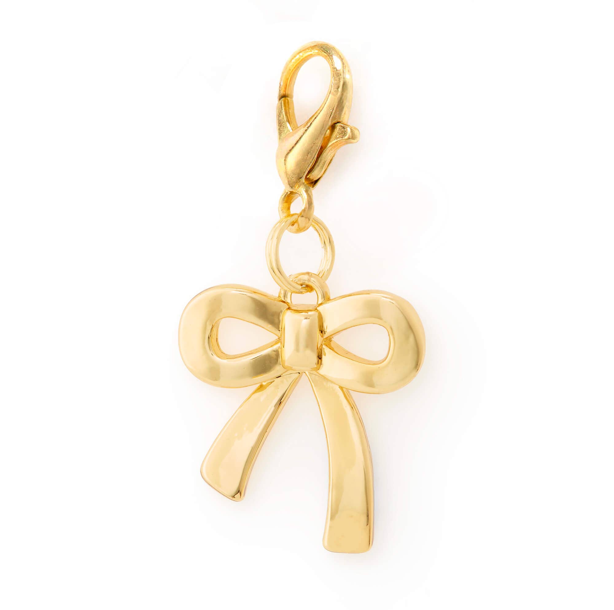 The Foggy Dog - Gold Bow Collar Charm: Charm Only