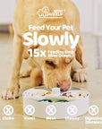 Pet Future llc - Puzzle Feeder - Slower than a Slow Feeder Dog Bowl Dog Slow