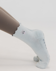Almla Active - Cat Embroidered Pilates Grip Socks Gray Paw Grips