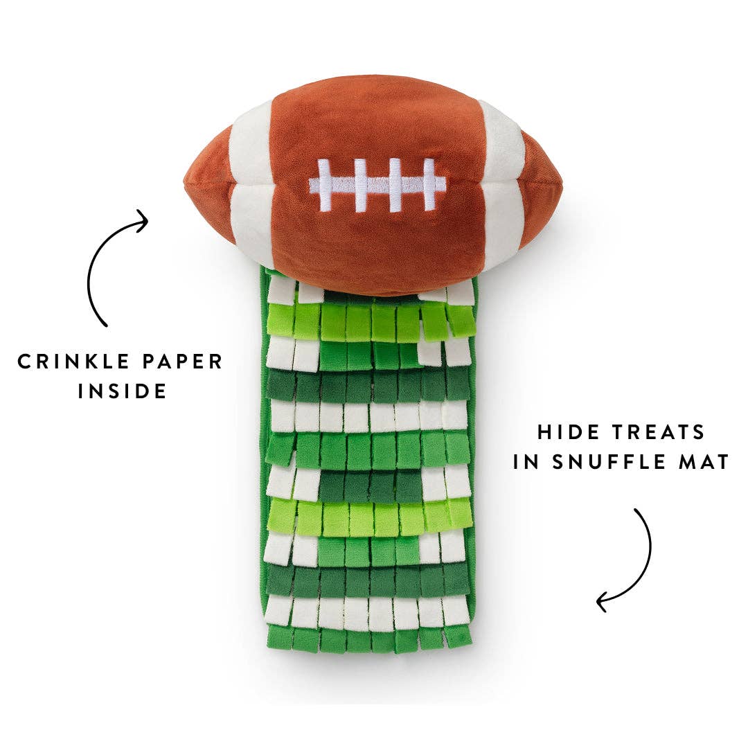 The Foggy Dog - Football Interactive Snuffle Dog Toy
