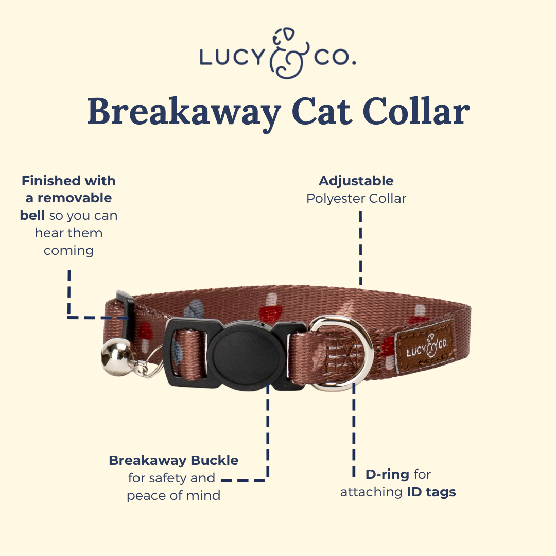 Lucy &amp; Co. - Woodland Wonder Breakaway Cat Collar