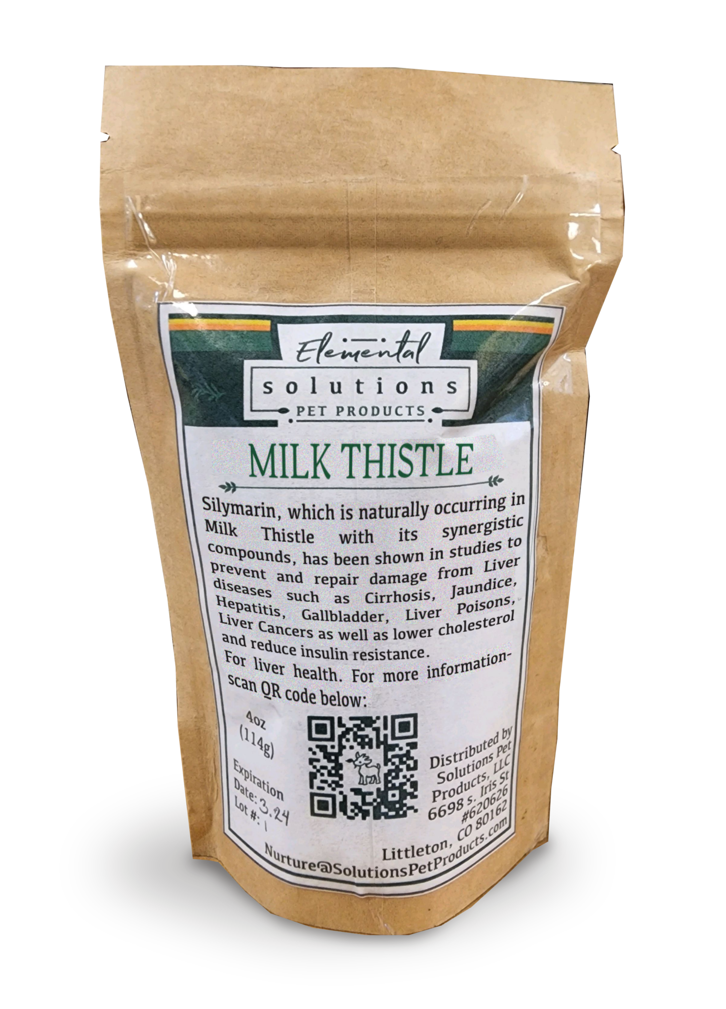Solutions Milk Thistle Supplement The Modern Dog Company Store