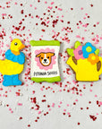 Lucky Biscuit Pet Bakery - Colorburst Spring Bloom Collection: Neon Frog