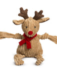HuggleGroup - Rudy Reindeer Knottie® Durable Plush Dog Toy: Small