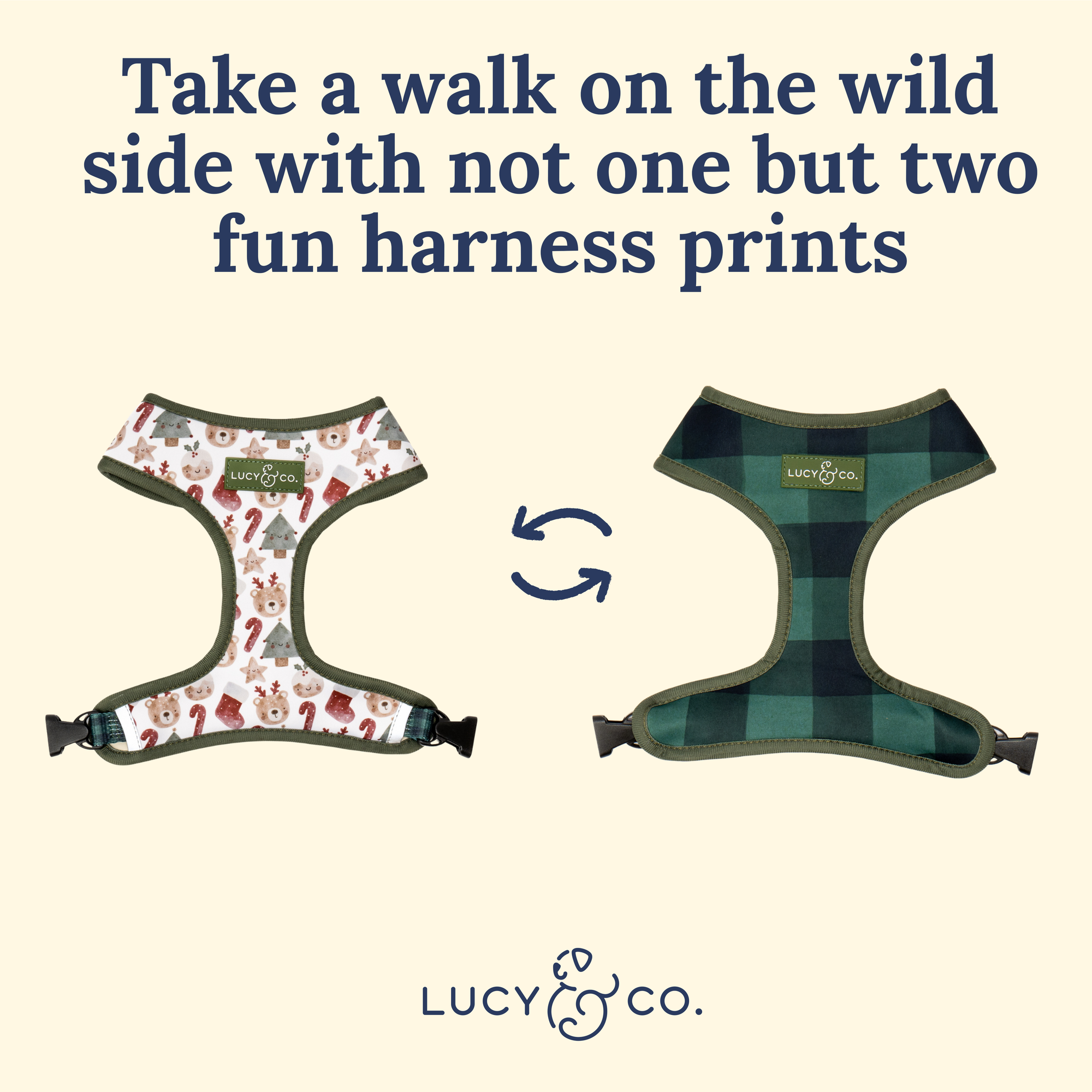 Lucy &amp; Co. - The Jingle Bells Reversible Harness