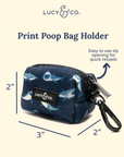 Lucy & Co. - Shark Attack Poop Bag Holder