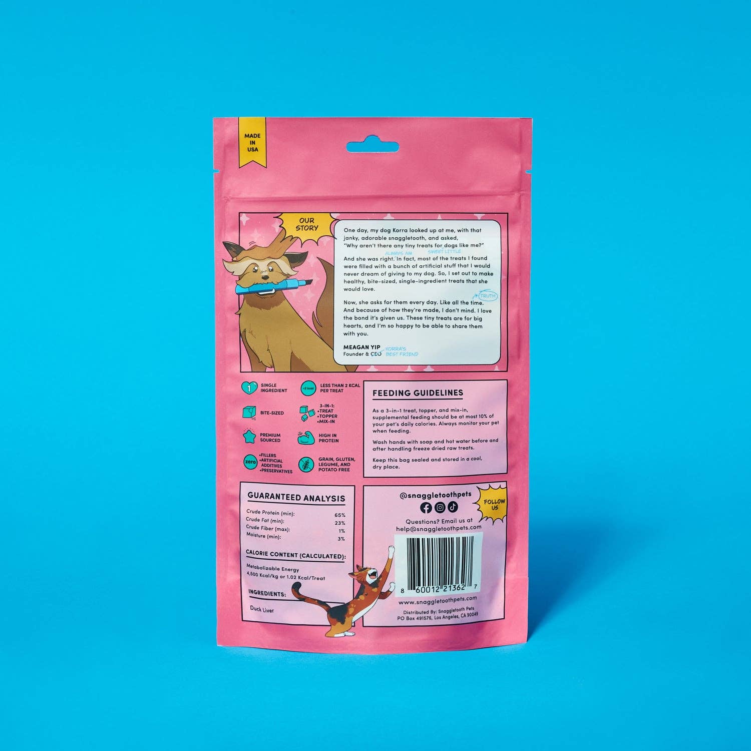 Snaggletooth Pets - Duck Liver Teeny Tiny Treats