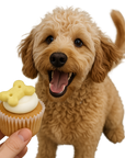Wagging Dog Bakery - Puppin Cupcake Dog Treats -  6 Count Tray