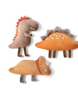 Petshop by Fringe Studio - WE CAME WE SAUR CANVAS MINI DOG TOY SET
