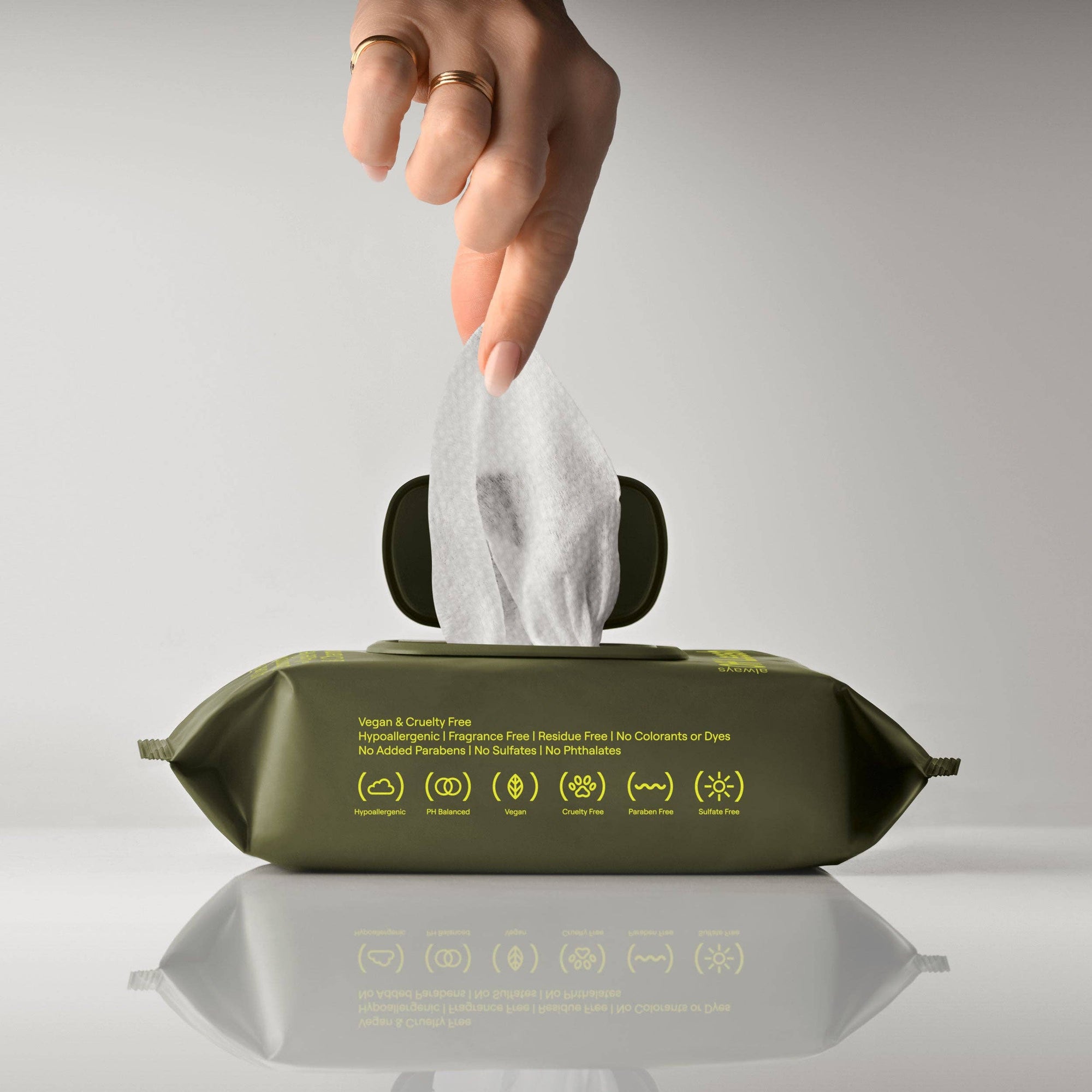 Always Off Leash - All Over Textured Grooming Wipes: 1 Pack