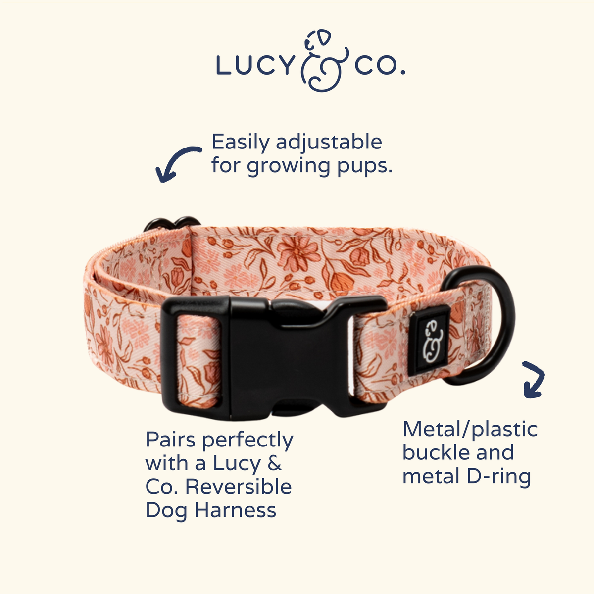 Lucy &amp; Co. - Woodland Wildflowers Collar