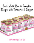 Weruva Functions Awesome Belly Beef, White Rice & Pumpkin Recipe with Turmeric & Ginger