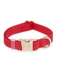 SUNNY TAILS - Cherry Red Waterproof Dog Collar