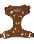 Lucy & Co. - Chocolate Meadows Corduroy No-Pull Harness