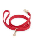 SUNNY TAILS - Cherry Red Waterproof Cloud Dog Leash: 5 FT