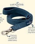 Lucy & Co. - Blue Jeans Leash: L
