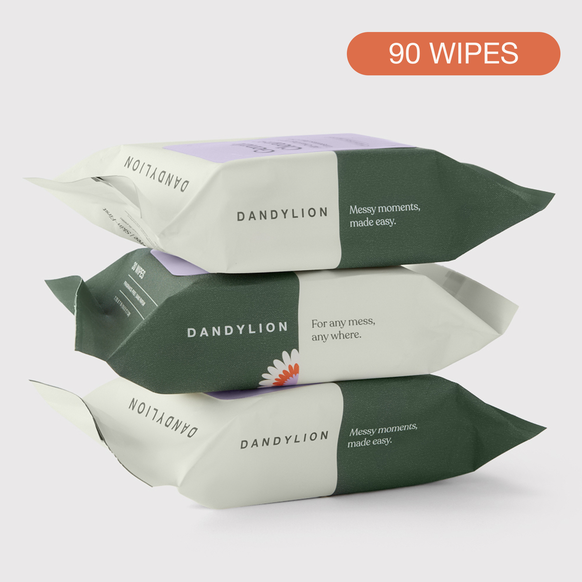 Dandylion - Gentle Cleanse Dog Wipes - 90 Wipes