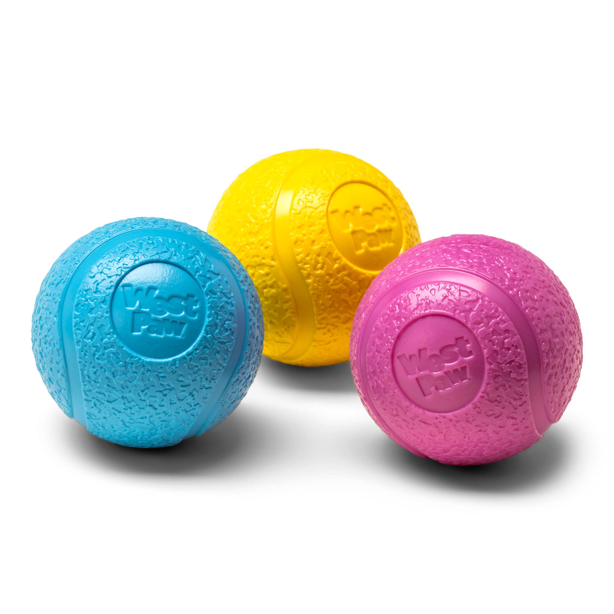 West Paw - Boundr® 2-Pack Dog Toy Ball for Play, Chew, and Fetch: Glow